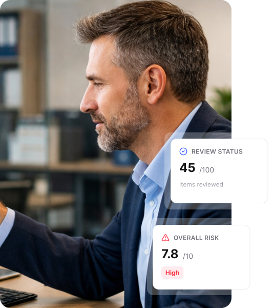 Contract analysis interface