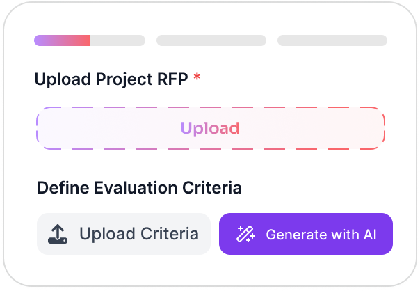 Upload project RFP